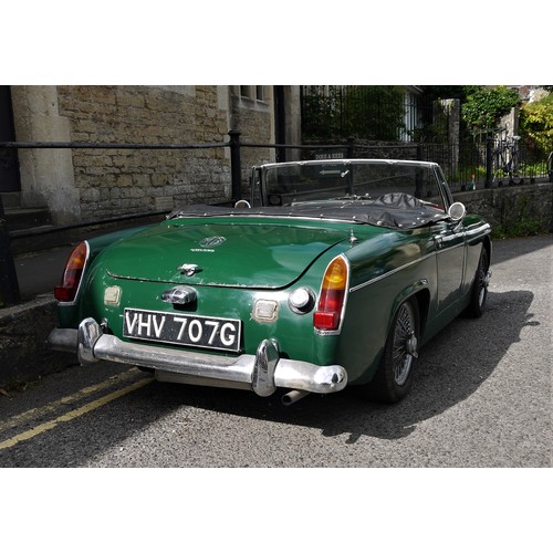 206 - 1968 MG MIDGET MARK IIIRegistration Number: VHV 707GChassis Number: G-AN4/67396-GRecorded Mileage: 6... 