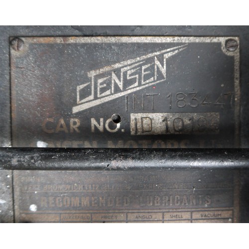 211 - 1952 JENSEN INTERCEPTOR CABRIOLETRegistration Number: USK 657Chassis Number: INT 18344YRecorded Mile... 