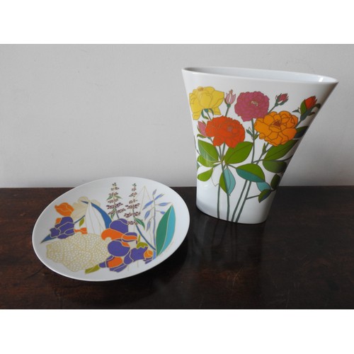 251 - ROSENTHAL STUDIO LINE VASE AND CHARGERMODERN32cm high, 32cn diam