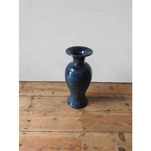 269 - A LARGE MARBLE EFFECT BALUSTER VASE, 51cm high