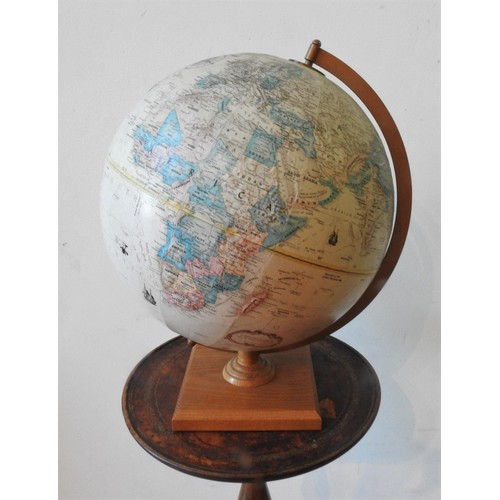 49 - A WINE TABLE AND GLOBE