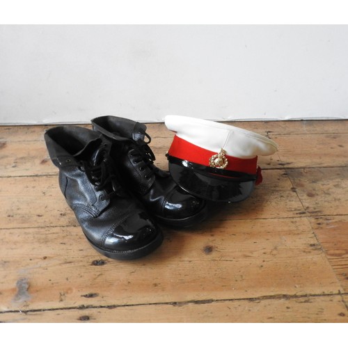 238 - OFFICER'S UNIFORM X 2, PLUS BAG AND BOOTS