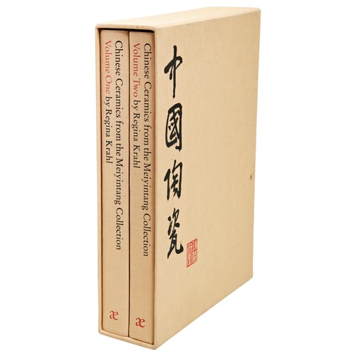 249 - CHINESE CERAMICS FROM THE MEIYINTANG COLLECTION, VOLUMES I & II, BY REGINA KRAHL, 1994published ... 