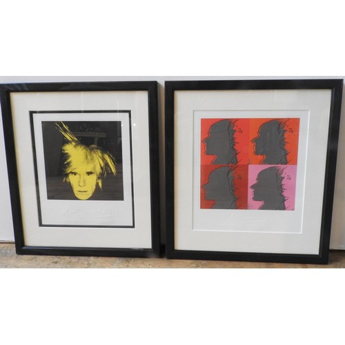 257 - TWO ART OF ANDY WARHOL CALENDAR PRINTS PRINTED BY YON ART PRINTING, 29.5 x 25 cm