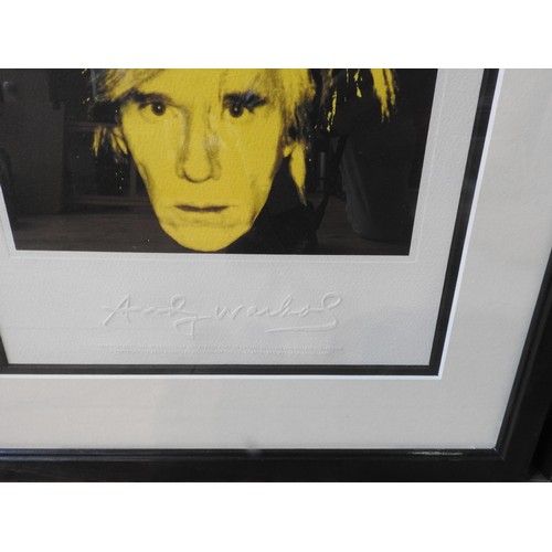 257 - TWO ART OF ANDY WARHOL CALENDAR PRINTS PRINTED BY YON ART PRINTING, 29.5 x 25 cm