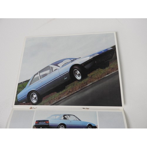 47 - MARANELLO CONCESSIONAIRES EARLS COURT MOTOR SHOW PROMOTIONAL PACK 1974.Includes copies of original p... 