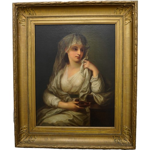 235 - AFTER ANGELICA KAUFFMAN PORTAIT OF A LADY AS ONE OF THE VESTAL VIRGINSoil on canvas, gilt-framed63cm... 