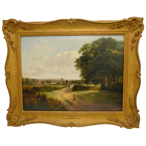 250 - W.B.HENLEY (XIX)SHELDON, WORCESTERSHIREoil on canvas, inscribed verso, framed29cm x 40cm without fra... 