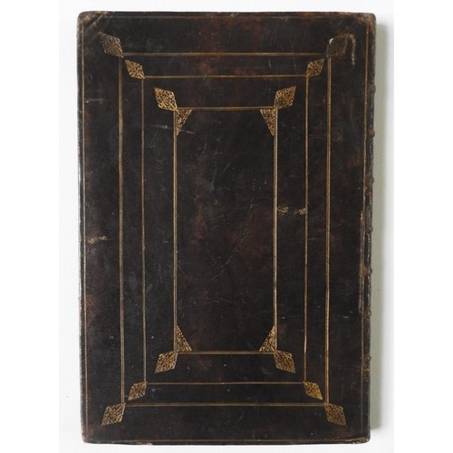 412 - A 1638 LEATHER BOUND BOOK OF COMMON PRAYER, printed by Thomas Buck and Roger Daniel, printers to the... 