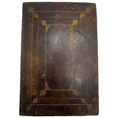 412 - A 1638 LEATHER BOUND BOOK OF COMMON PRAYER, printed by Thomas Buck and Roger Daniel, printers to the... 