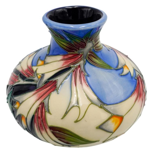 219 - TWO MODERN MOORCROFT VASESby Philip Gibson dated 2004 and Emma Bossons dated 2005, limited edition 1... 