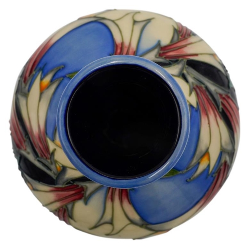 219 - TWO MODERN MOORCROFT VASESby Philip Gibson dated 2004 and Emma Bossons dated 2005, limited edition 1... 