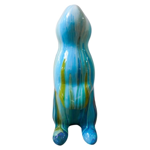 401 - ALEX ECHO (1958)RABBIT SCULPTURE emulsion & enamel overlay, signed to underside120cm highPROVENA... 