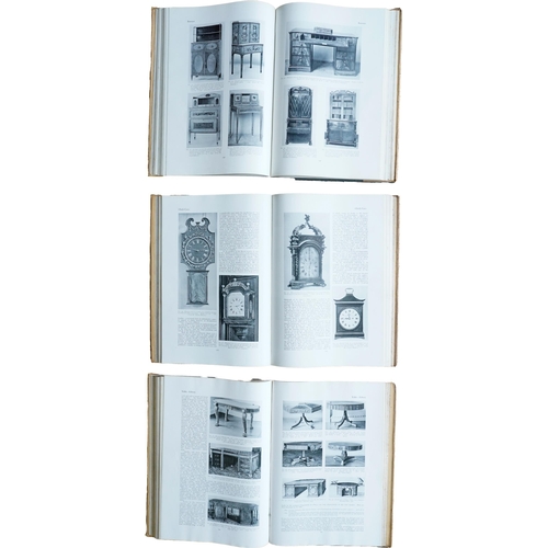 413 - THE DICTIONARY OF ENGLISH FURNITURE BY PERCY MACQUOID & RALPH EDWARDS 3 vols, published by Count... 