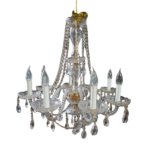 102 - CONTINENTAL EIGHT-LIGHT CHANDELIERMODERN75cm high approx.