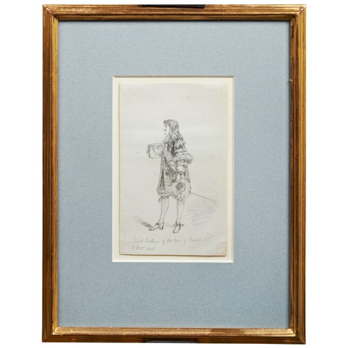 83 - EDWARD MATTHEW WARD (1816-1879)'COURTIERS'three pencil sketches, each signed and dated 1845 & 46... 