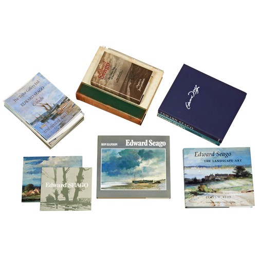 105 - FIVE ASSORTED EDWARD SEAGO ART REFERENCE BOOKS20TH CENTURYtogether with a group of Edward Seago art ... 