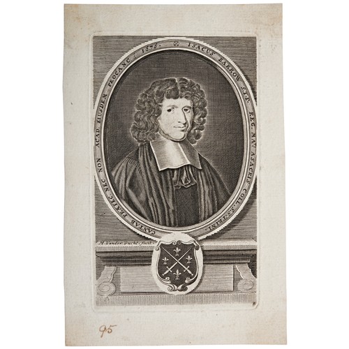 94 - A FOLDER CONTAINING ELEVEN ENGRAVED PORTRAITS, to include Josiah Ricraft engraving after William Fai... 