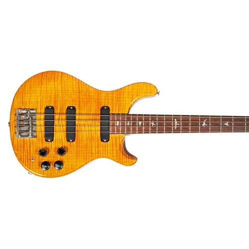 72 - A PAUL REED SMITH (PRS) ‘GOLDEN ERA’ ACTIVE SET NECK SIGNATURE MIKE OLDFIELD BASS GUITAR, 1989, NO 9... 