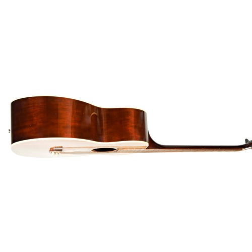 74 - A GUILD P50-NT ACOUSTIC BASS GUITAR, NATURAL,  1977, NO 153825119cm x 46cm x 16cm max Guild introduc... 