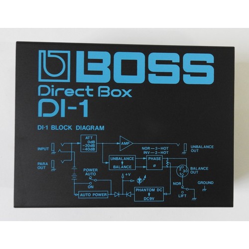 13 - A BOSS DI-1 ACTIVE DIRECT BOX, boxed. Untested