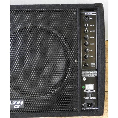 51 - A PAIR OF LANEY CXP-112 ACTIVE STAGE MONITORS.Untested but in good condition and little used.... 