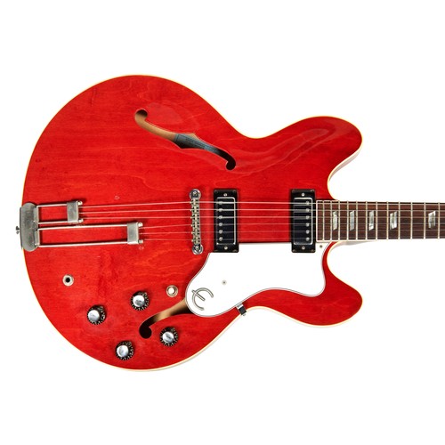 81 - AN EPIPHONE RIVIERA CHERRY E360TD, 1967, SERIAL NUMBER 897805109cm x 42cmJames’ love of Gibsons ulti... 