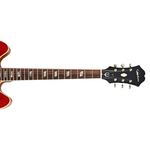 81 - AN EPIPHONE RIVIERA CHERRY E360TD, 1967, SERIAL NUMBER 897805109cm x 42cmJames’ love of Gibsons ulti... 