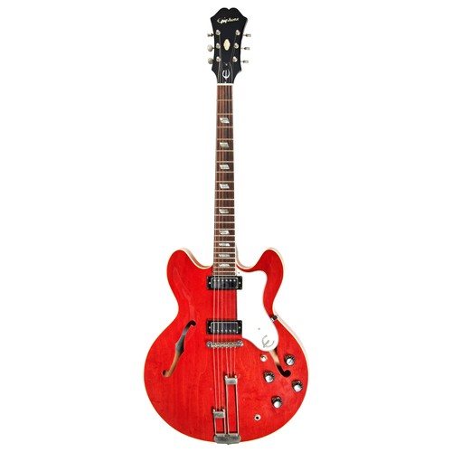 81 - AN EPIPHONE RIVIERA CHERRY E360TD, 1967, SERIAL NUMBER 897805109cm x 42cmJames’ love of Gibsons ulti... 