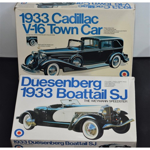SCALE 1:16 ENTEX AN モデルキット SJ Boattail 1933 Duesenberg 1/16 DUESENBERG BOXED KIT, MODEL SJ BOATTAIL 1933 自動車