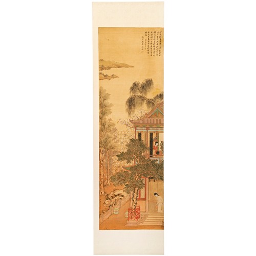 276 - **SPECIAL BIDDING ARRANGEMENTS**ATTRIBUTED TO QIU YING (1494-1552)ONE HUNDRED BEAUTIES ink and colou... 