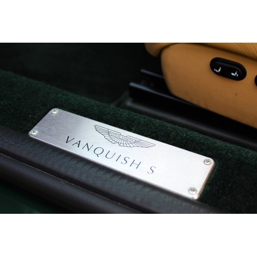 29A - 2005 Aston Martin Vanquish S Registration Number: RK55AYU                            Chassis Number:... 
