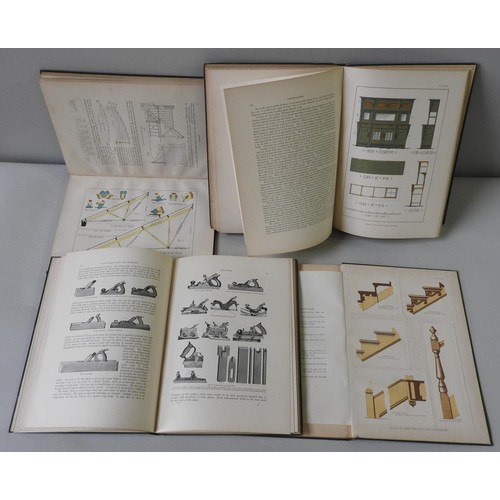 285 - SEVEN VOLUMES OF 'THE MODERN CARPENTER AND JOINER AND CABINET MAKER', BY G. LISTER SUTCLIFFE, 1903