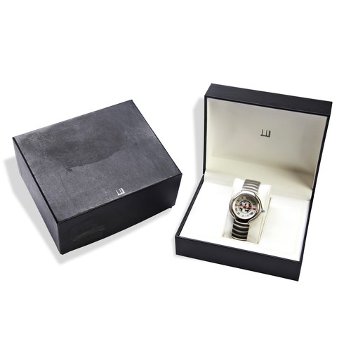 268 - GENTLEMAN'S ALFRED DUNHILL MILLENNIUM GMT BB8023 1884 LIMITED SELF WINDING MEN'S WATCHstainless stee... 