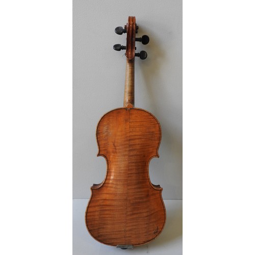 323 - A 19TH CENTURY FRENCH VIOLIN, circa 1880 , probably Mirecourt, 58 cm longProvenance : From the Elean... 