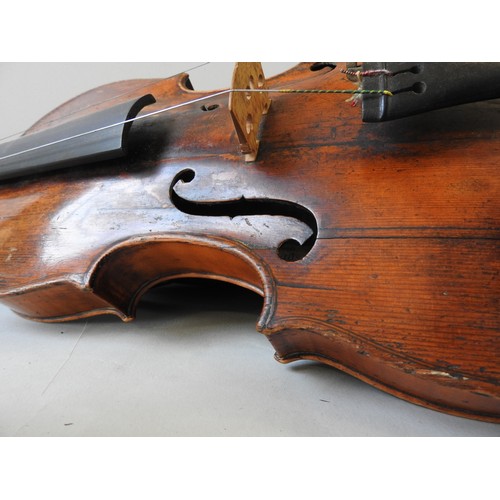 323 - A 19TH CENTURY FRENCH VIOLIN, circa 1880 , probably Mirecourt, 58 cm longProvenance : From the Elean... 