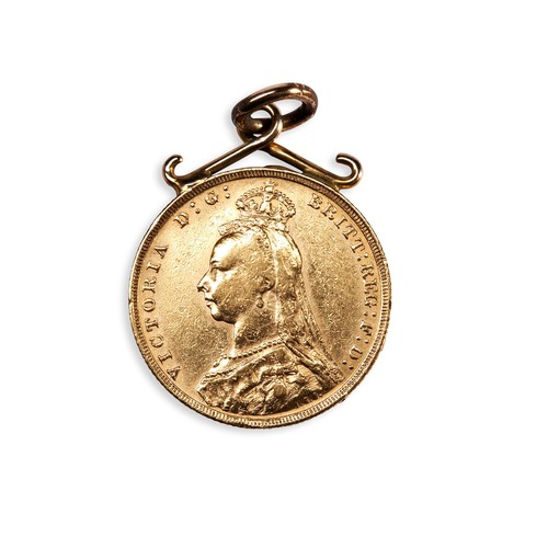 476 - A VICTORIAN GOLD SOVEREIGN, 1892