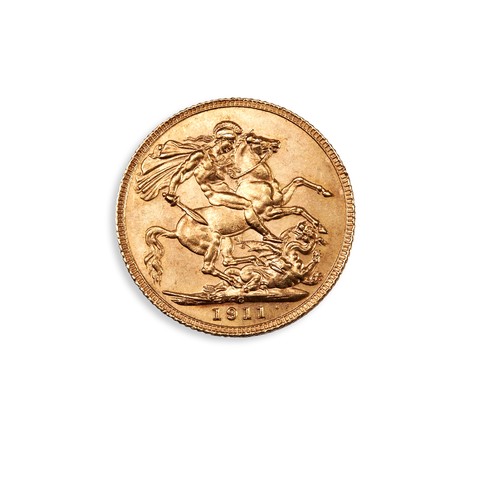 481 - A GEORGE V GOLD SOVEREIGN, 1911