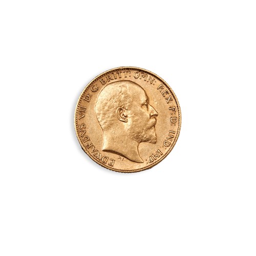 482 - AN EDWARD VII GOLD HALF SOVEREIGN, 1905