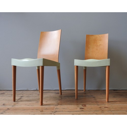 134 - A SET OF FOUR 'MISS TRIP' CHAIRS BY PHILLIPE STARCK FOR KARTELL, Medium Polypropylene, laminated bac... 