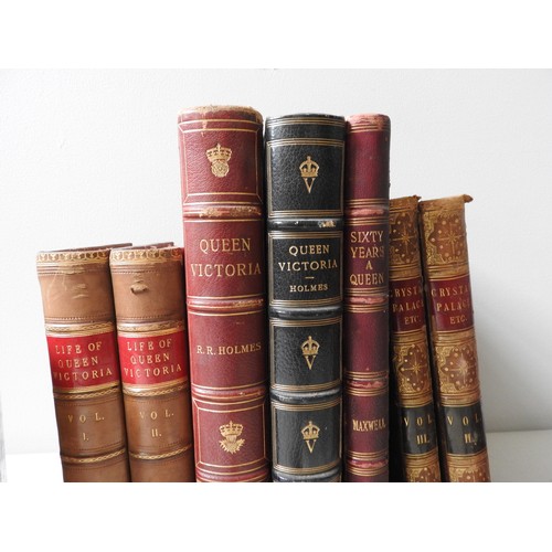 283 - A COLLECTION OF HARDBACK BOOKS RELATING TO QUEEN VICTORIA AND VARIOUS OTHERS, including 2 vols 'Irel... 