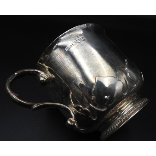 459 - A SILVER PORRINGER WITH ASSOCIATED TREFID SPOON, with a fitted case, the porringer London, 1810, the... 