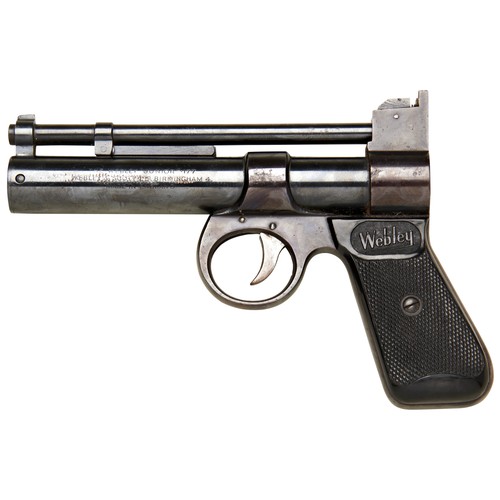 82 - WEBLEY & SCOTT LTD 'JUNIOR' .177 AIR PISTOL.19.5 cms longPROVENANCE: The David Stainthorpe Colle... 