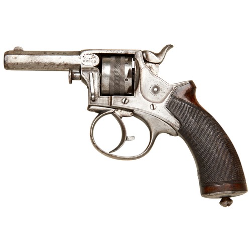 101 - A TRANTER PATENT RIMFIRE SEVEN SHOT REVOLVER the frame stamped ‘Tranter Patent 58869’ and engraved ‘... 