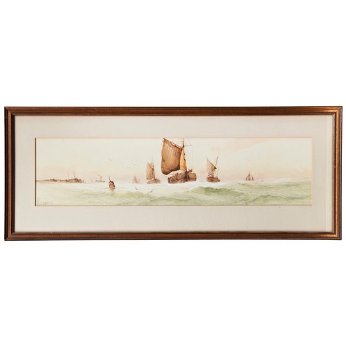 238 - ARDERNE CLARENCE, 'COASTAL SHIPPING', a pair, watercolours, and  three  other watercolours by Ardern... 