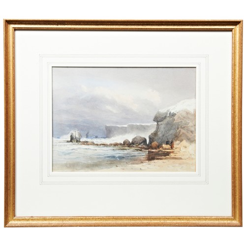 233 - REED, 'DURHAM COAST', watercolour, signed and dated 1899, label verso ‘Viscountess Scarsdale, 1963 K... 