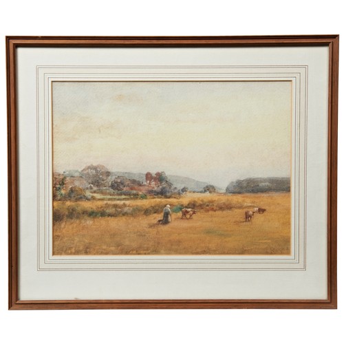 271 - S. HASTINGS, RURAL LANDSCAPE watercolour, dated 1918, English School, Riverside Ruins, watercolour, ... 