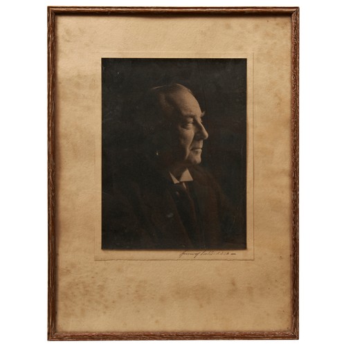 489 - A SIGNED PHOTOGRAPH OF STANLEY BALDWIN BRITISH PRIME MINISTER 1935-37, another portrait of Baldwin, ... 