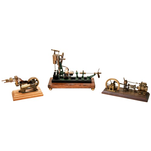 163 - AN ENGINEERED MODEL OF A MARINE VERTICAL PISTON STEAM ENGINE a dual piston horizontal steam engine a... 