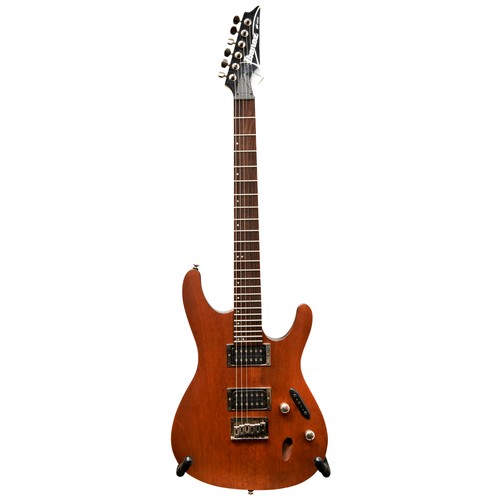 534 - AN IBANEZ S521-MOL SERIES GUITAR with ‘Mahogany Oil’ body and jatoba fretboard and ... 